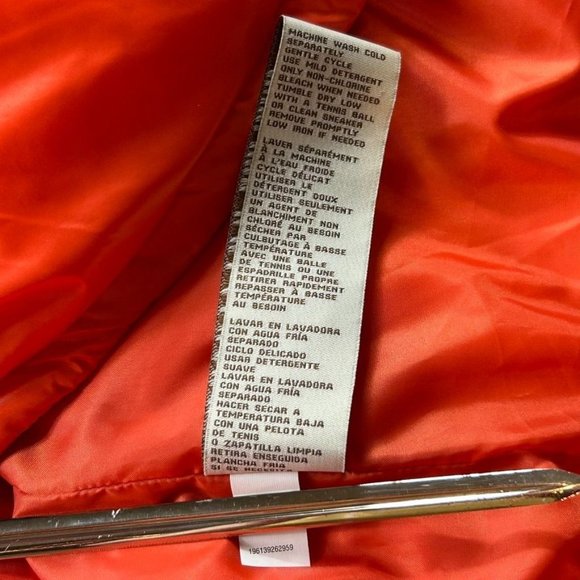 Koolaburra by UGG Women's Orange Sherpa-Trim‎ Puffer Jacket Size XL - Picture 9 of 10